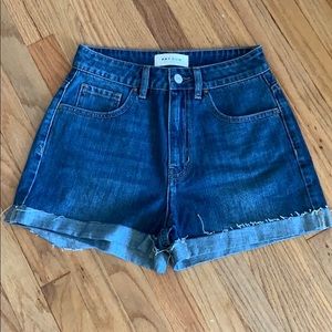 PACSUN High Waist Denim Shorts